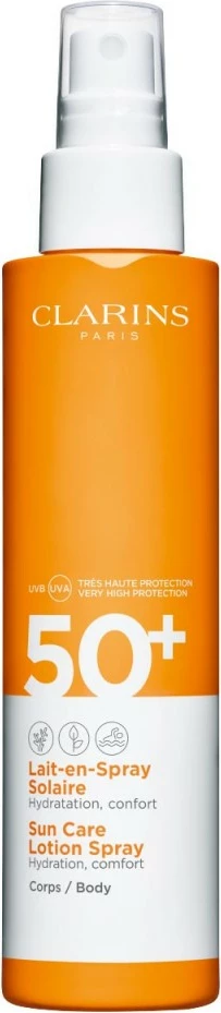 Locion për mbrojtje ndaj diellit Clarins SPF50, 150 ml
