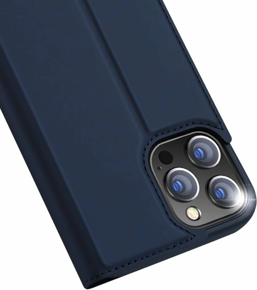 Mbështjellës Dux Ducis Skin Pro Bookcase për iPhone 13 Pro Max, kaltër