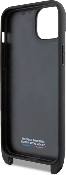 Mbështjellës BMW M Edition Carbon Stripe & Strap për iPhone 15/14/13, i zi