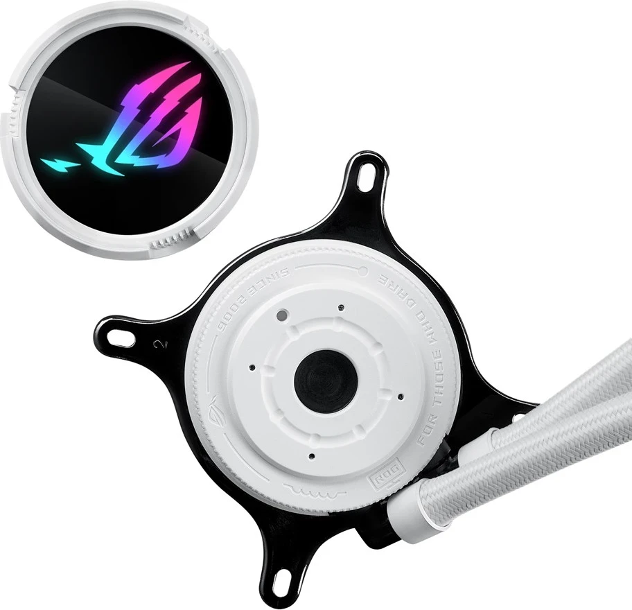 Kit i ftohjes së lëngshme për procesorin ASUS ROG Strix LC III 360 ARGB Edicioni i Bardhë