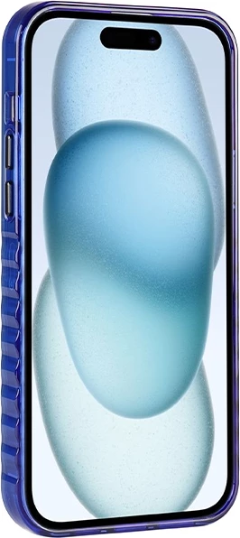 Mbështjellës Audi IML Big Logo MagSafe për iPhone 15 Plus / 14 Plus, Blu