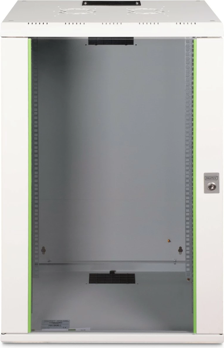 Kasë muri Digitus Unique 20HE, 998x600x450mm, xham, gri