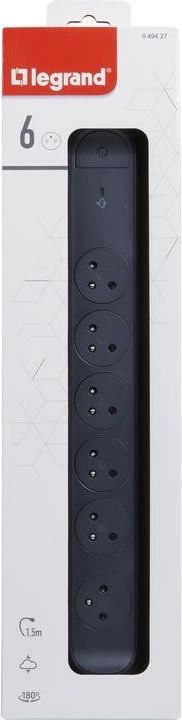 Zgjatues Legrand 6x2PZ, 1.5m, i zi