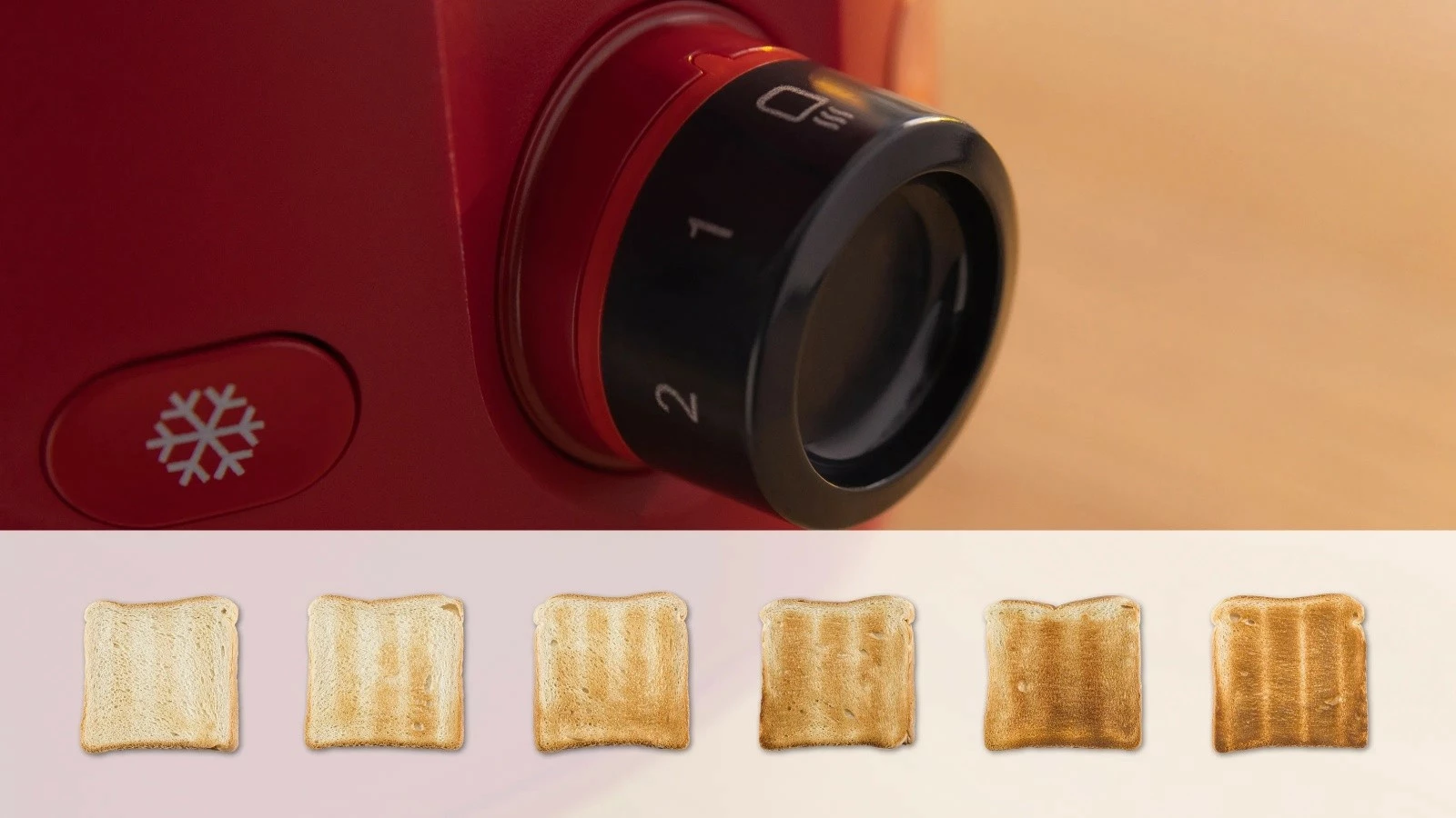 Toaster Bosch MyMoment TAT2M124, i kuq