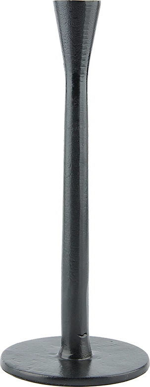 Mbajtës qirinjsh LYSE, alumin i zi, 13x13x48 cm