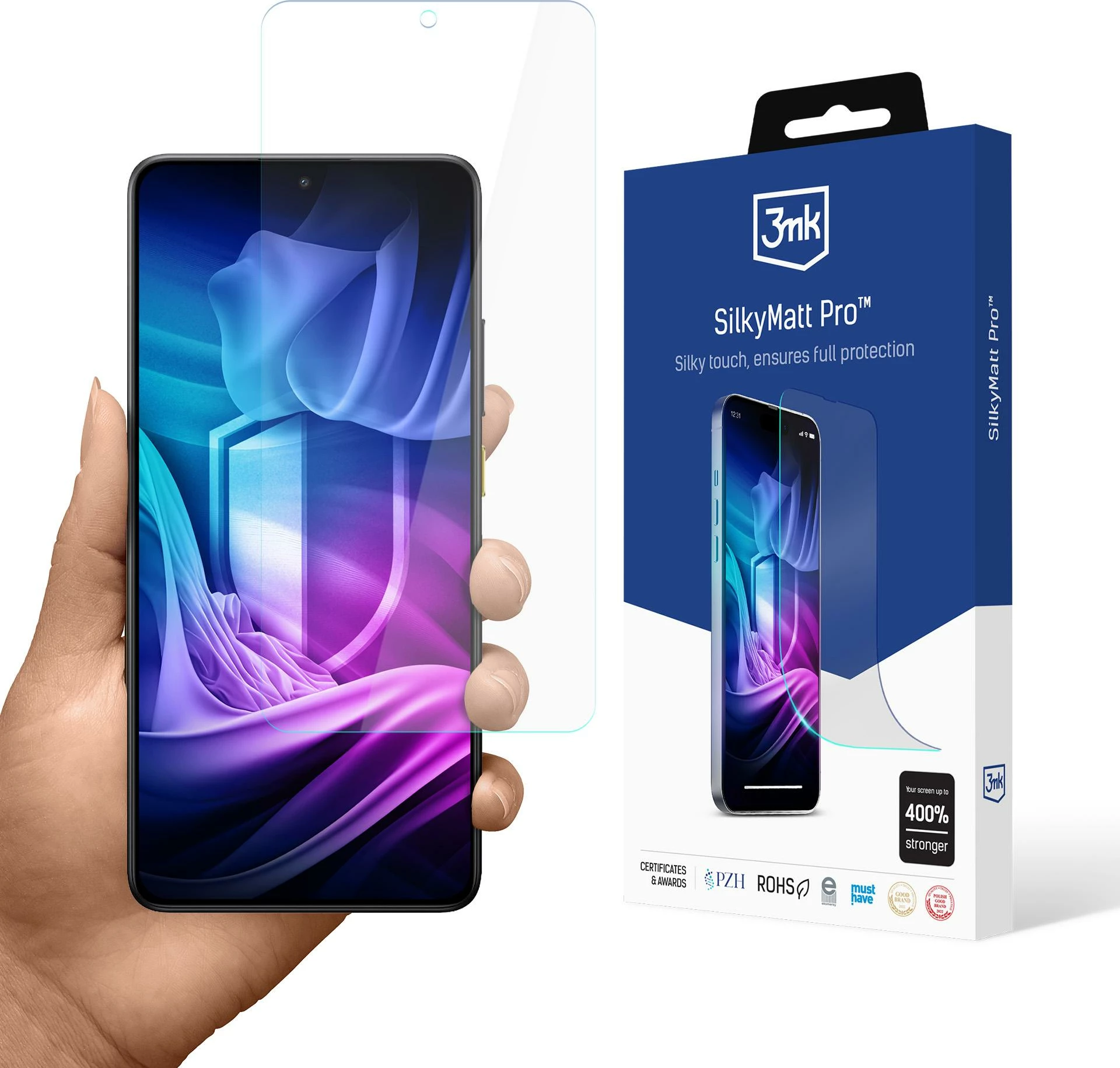 Fletë mbrojtëse ekran 3mk Silky Matt Pro për Xiaomi Poco X7 Pro, mat