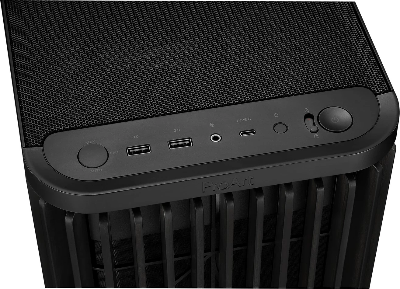 Kasë ASUS ProArt PA401 Wood METAL PWM, Black