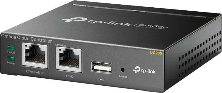 Kontroller cloud rrjeti, TP-Link Omada OC200, 100 Mbps, 2x RJ45, PoE, e zezë