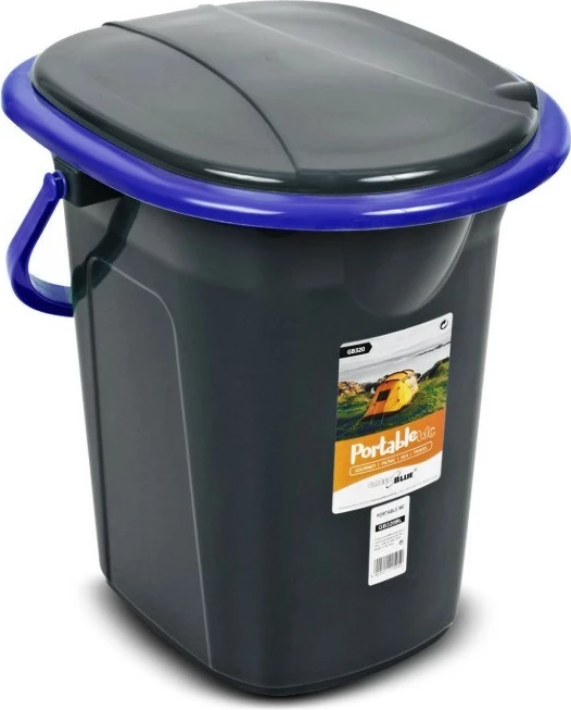 Tualet portativ GreenBlue GB320BB, i zi/blu