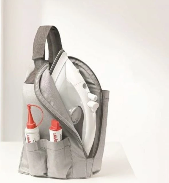 çantë për hekur Rayen 6333.01, 30x20x15 cm, 4 ndarje, e ventilume, rezistente ndaj nxehtësisë, gri