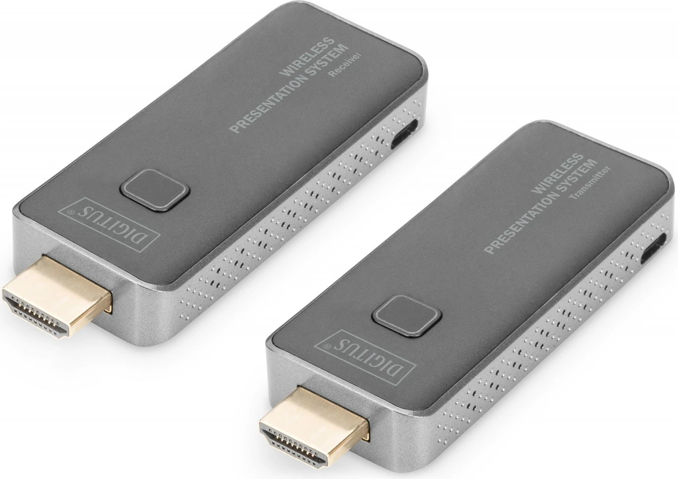 Set HDMI wireless Digitus DS-55319, transmetim 50m, Full HD, Gri/Argjend