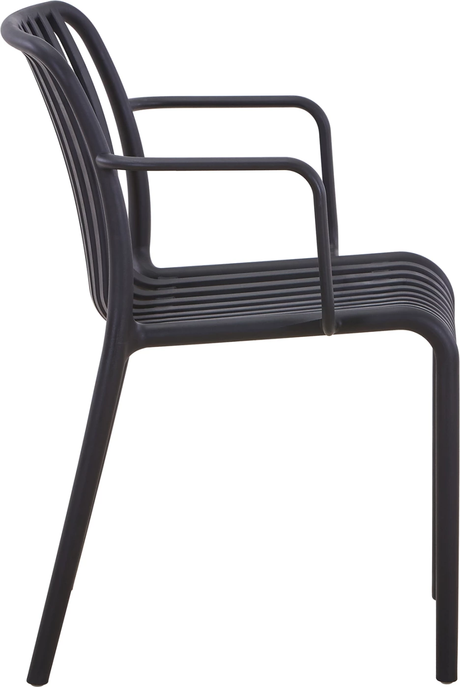 Karrige e jashtme CONVEE FH6105.02 polipropileni e zezë 55x56x79H cm