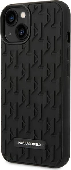 Mbështjellës Karl Lagerfeld KLHCP14MRUPKLPK për iPhone 14 Plus 6.7", hardcase, 3D Monogram, i zi