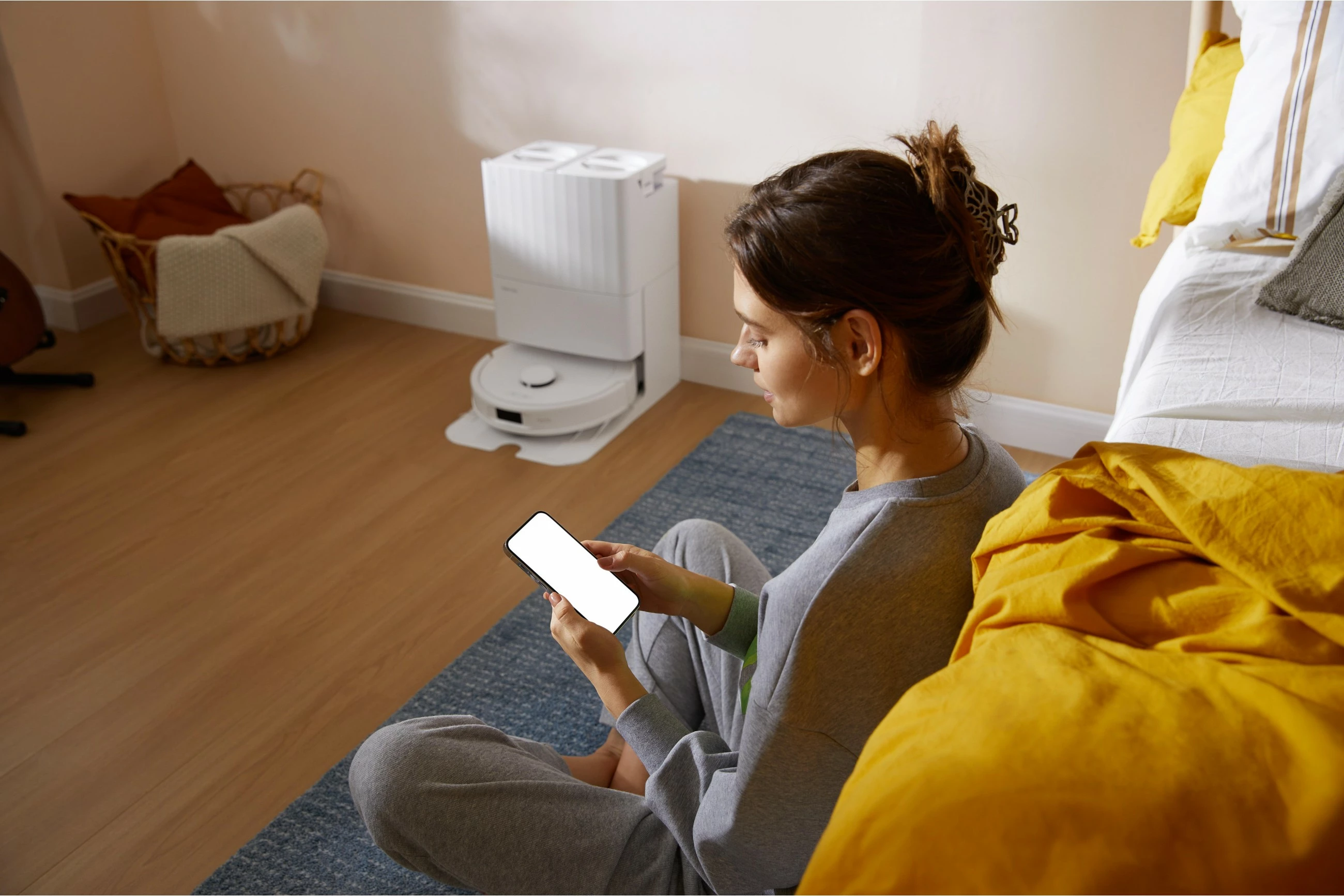 Robot pastrues Roborock QR 598, i bardhë