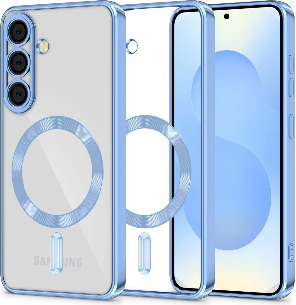 Mbështjellës Tech-Protect MagFlex për Samsung Galaxy S25, MagSafe, Blu