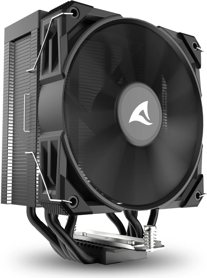 Kasë ftohëse Sharkoon A50 Black, 12cm, 1 ventilator, për procesor, e zezë