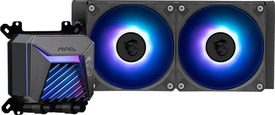 Ftohës uji all-in-one MSI MAG Coreliquid A15 240, 2x12 cm, i zi