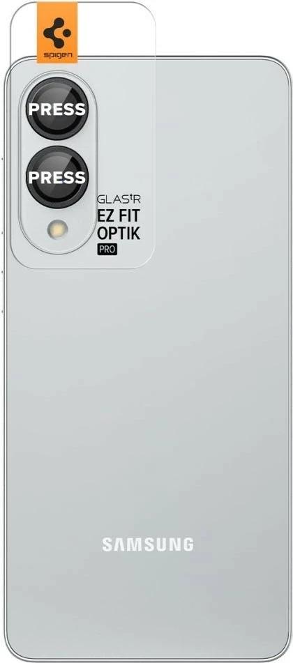 Mbështjellës kamerë Spigen Optik Pro GLAS.TR EZ Fit për Samsung Galaxy S25 Edge, 2 copë, zi