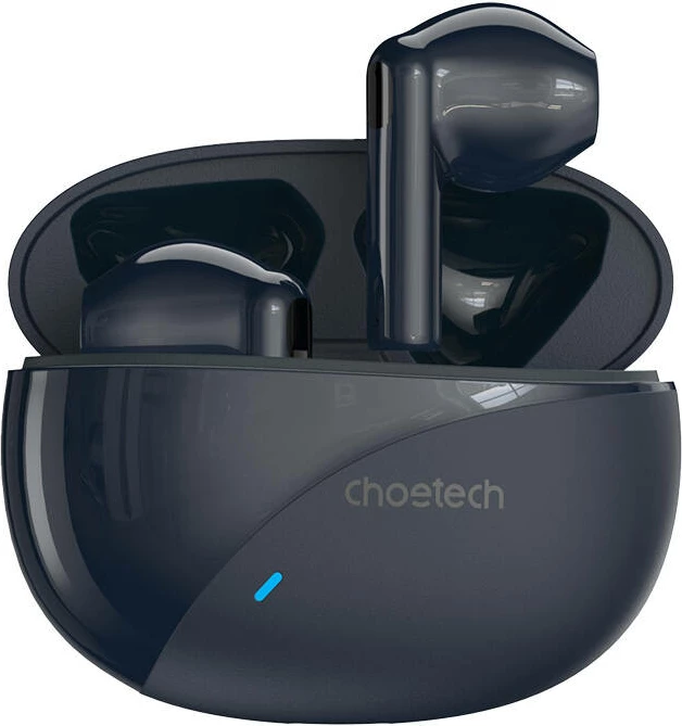 Kufje TWS Choetech BH-T24, Bluetooth 5.3, me mikrofon, Blu e errët