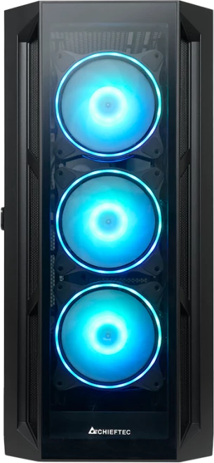 Kasë Chieftec APEX GA-01B-TG-OP, ATX/E-ATX, USB 3.2 Gen2 Type‑C, A‑RGB, tempered glass, e zezë