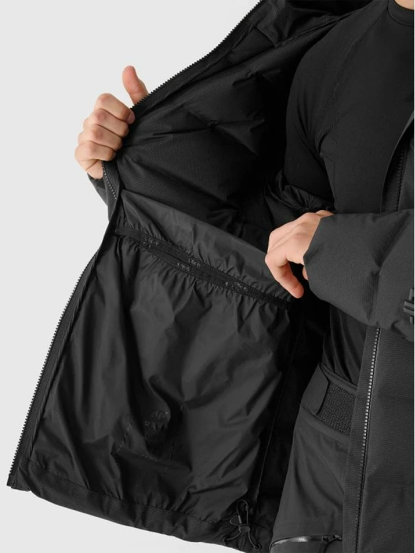 Jakne dimri për meshkuj 4f, e zezë