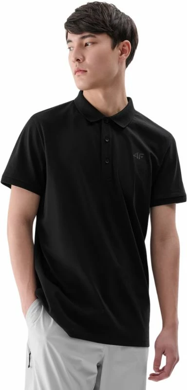 Maicë polo për meshkuj 4F, e zezë