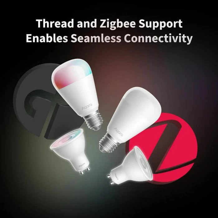 Llambë LED smart Aqara T2 LB-L02E, E27 CCT, 4.9W 450lm, 2700K-6500K, e bardhë, 1 copë