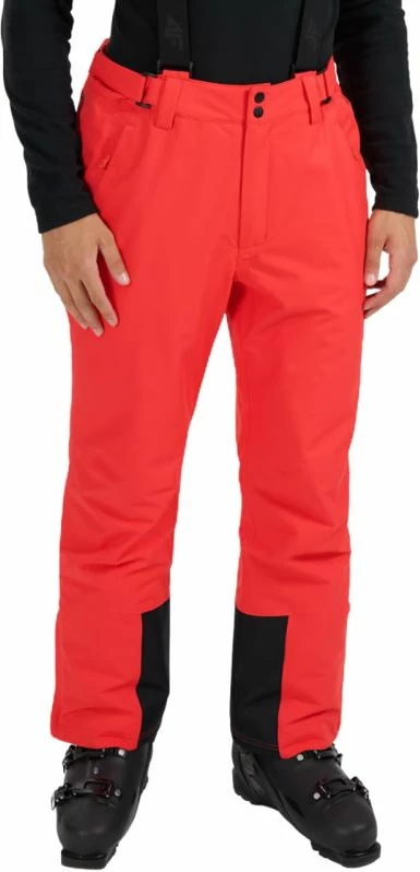 Pantallona skijimi për meshkuj 4F, të kuqe