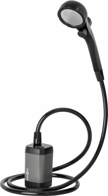 Dush portativ i rikarikueshëm BRUNNER Riofresco 6000mAh 6 l/min 800g, zi/gri