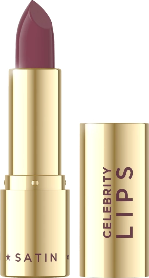 Buzëkuq për femra Eveline Cosmetics Celebrity Lips Satin Cream 602 Glimmer, 1 art
