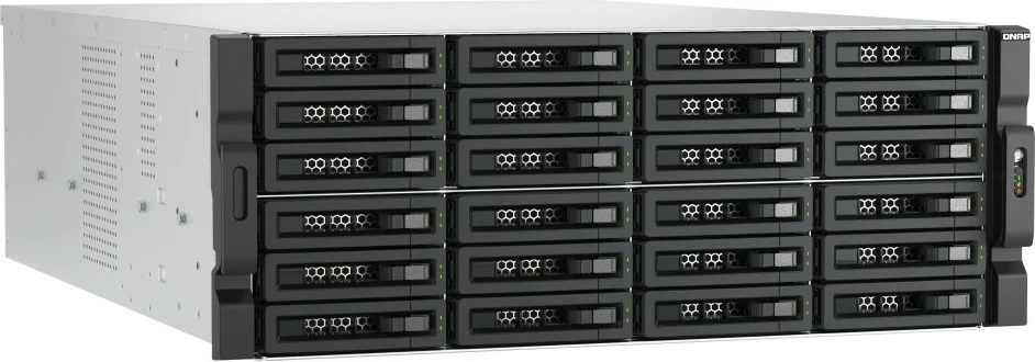 Kasë zgjeruese QNAP TL-R2400PES-RP, 24 vende, 4U, PCIe, SATA, e zezë