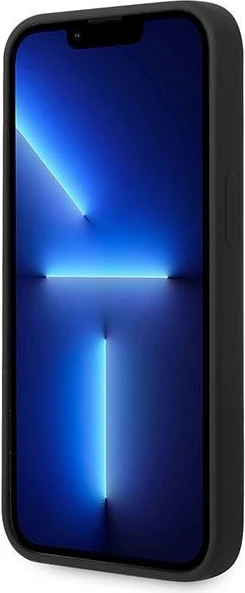 Mbështjellës BMW BMHCP14SSILBK për iPhone 14, 6.1", silikon, i zi