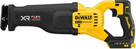 Sharrë reciproke DeWALT 18V, brushless, me bateri, zi/verdhë