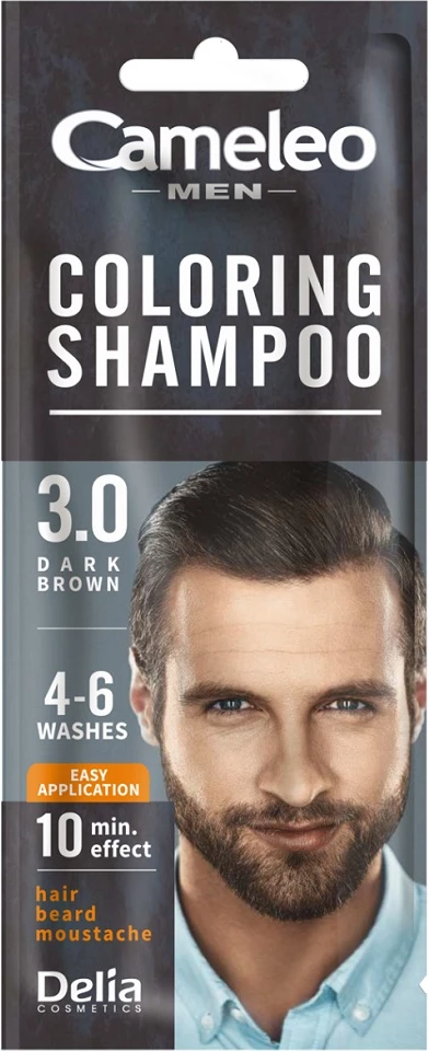Shampon ngjyrues për meshkuj Cameleo 3.0 Kafe e errët 15ml