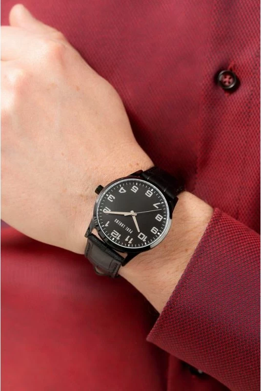 Orë dore për meshkuj Paul Lorens, e zezë