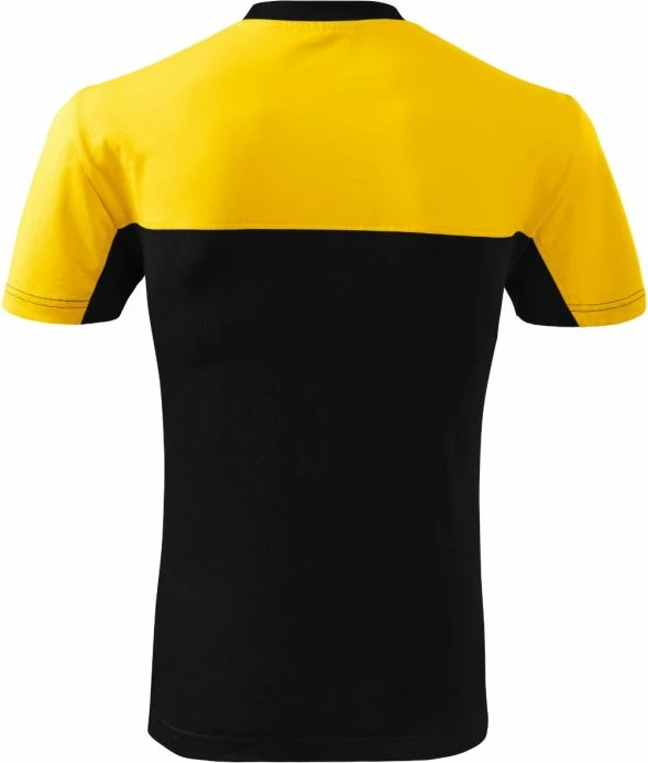 Maicë Malfini për Meshkuj, Colormix M MLI-10904, e zezë dhe e verdhë