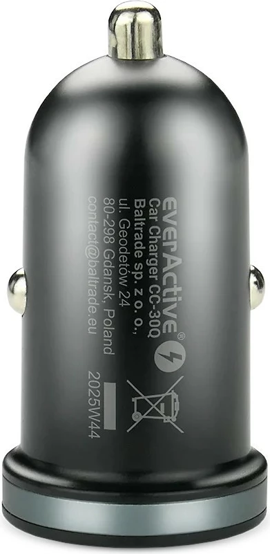 Karikues makine, everActive CC-30Q, 35W, USB QC3.0 + USB-C PD, 1x USB + 1x USB-C, zi