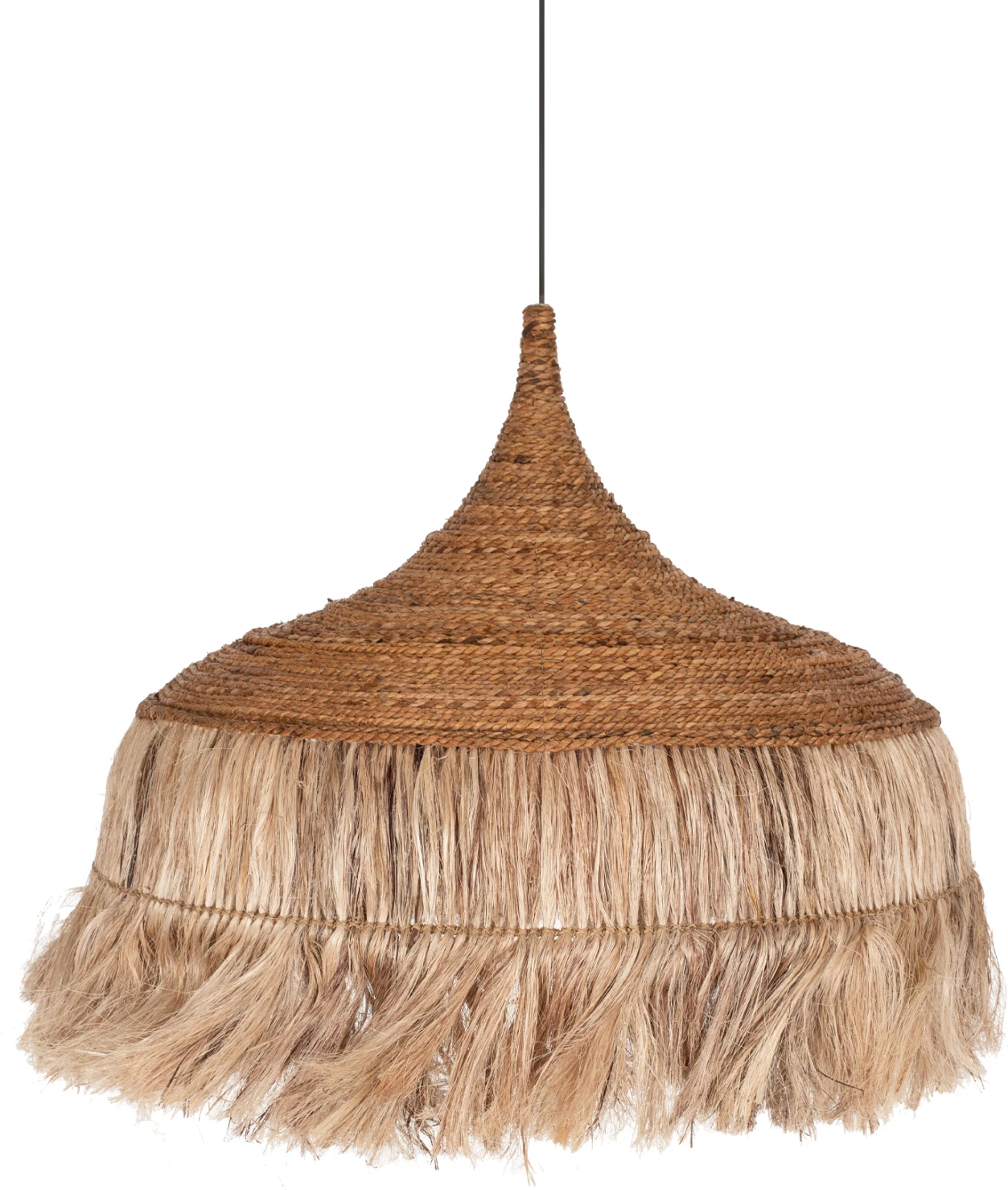 Llambë tavani me thekë, ngjyrë natyrale, 80x80x70H cm, FH7755