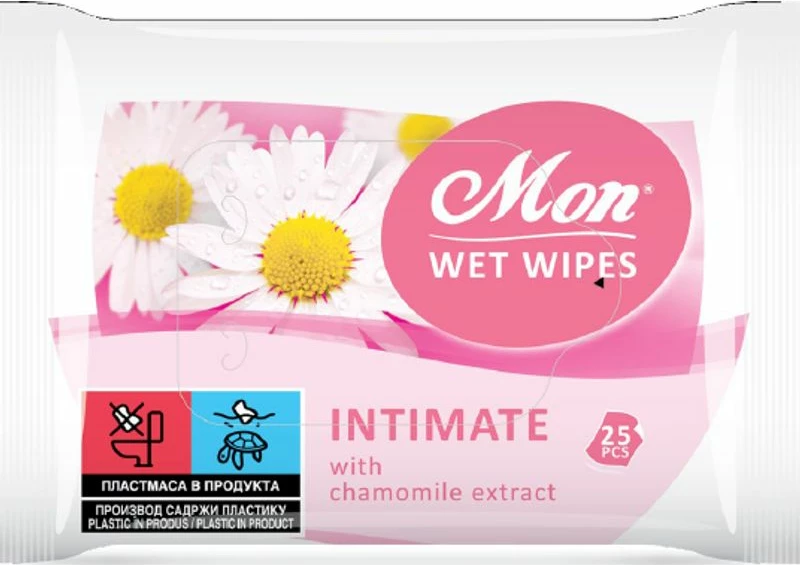 Lecka Wet Wipes Mon Intimate 25pcs