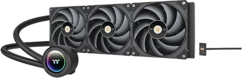 Ftohës me ujë për CPU Thermaltake Toughliquid 420 EX Pro ARGB, 3x140mm, bllok bakri, i zi