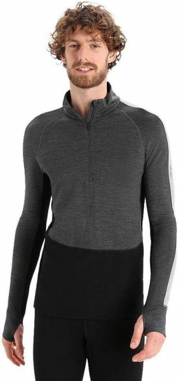Maicë termike për meshkuj Icebreaker Zoneknit 260 LS Half Jet, gri