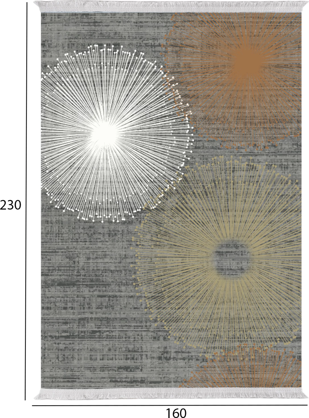 Tepih Josiane FH7675.44, 160 x 230cm, shumëngjyrësh