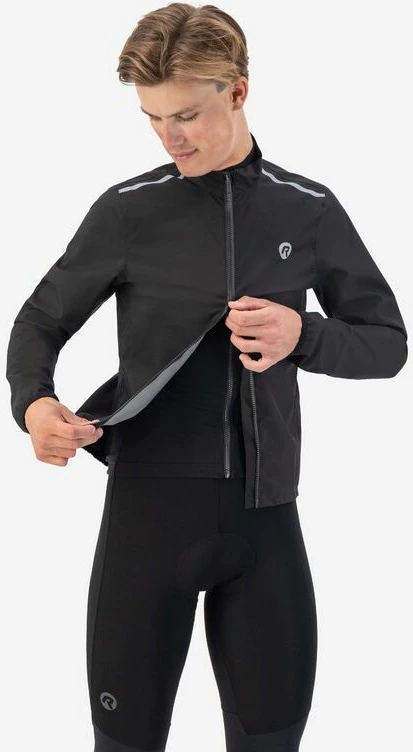 Jakne lifestyle Rogelli për meshkuj, e zezë