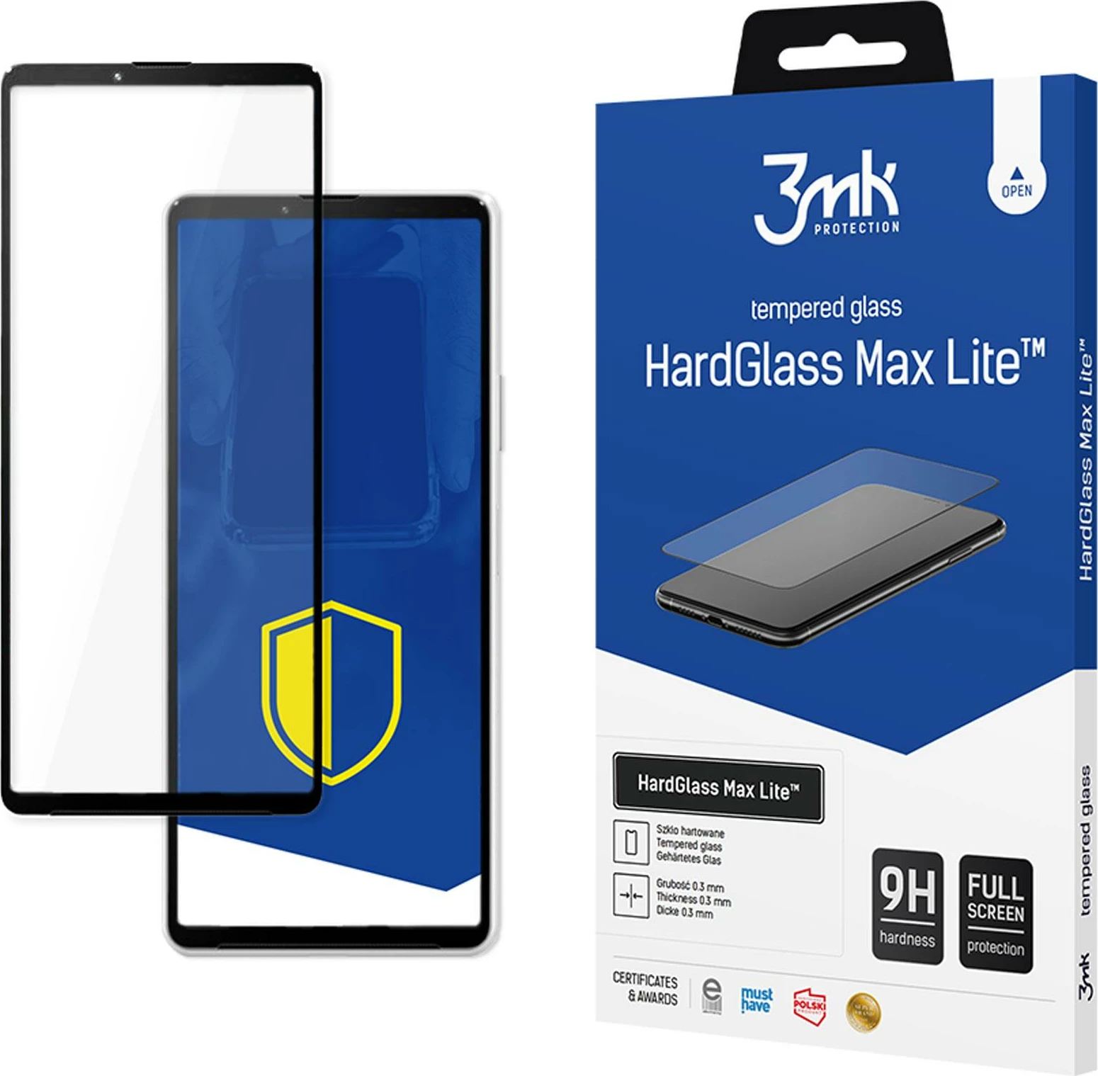 Xham mbrojtës 3mk HardGlass Max Lite për Sony Xperia 10 III 5G