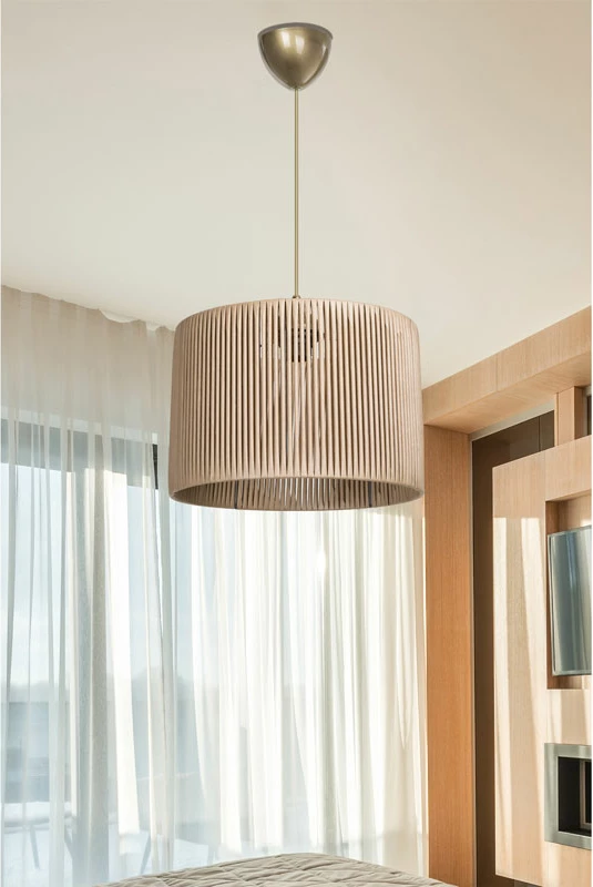 Dritë tavani PWL-1118 Ε27 natyrale D30x24cm