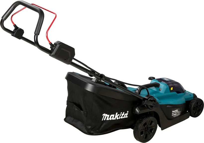 Kositës bari Makita DLM330Z, 18V, 33cm, me bateri, zi/turkuaz