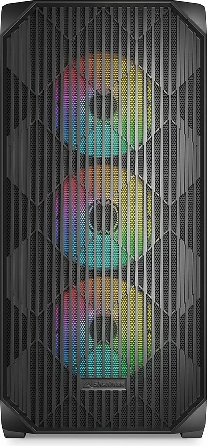 Kasë Sharkoon AK3 RGB ATX 1xGlas, e zezë