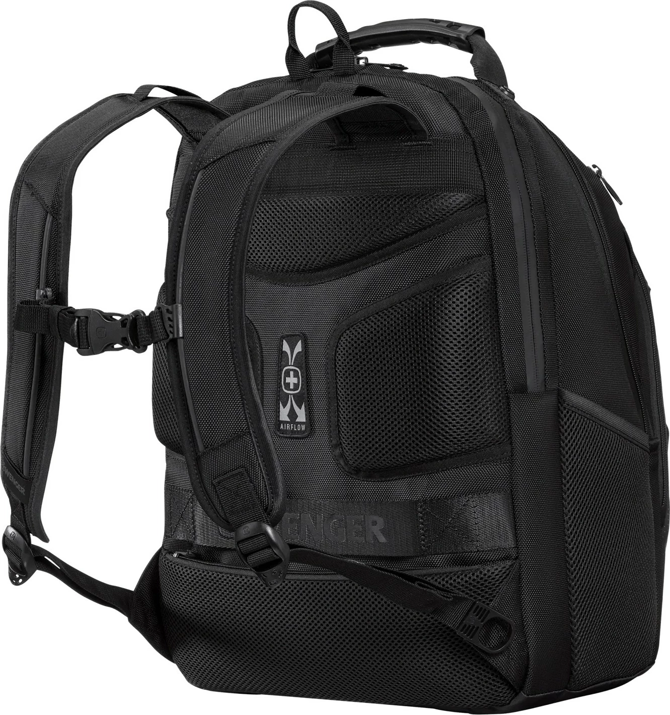 Çantë shpine Wenger Legacy Black Series 16 inç, e zezë