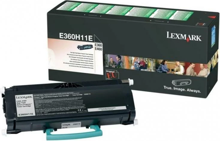Toner Lexmark E360H11E, origjinal, rendiment 9000 faqe, i zi