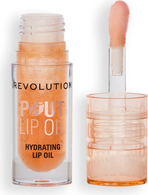 Revolution Pout Lip Oil - Honey Shimmer